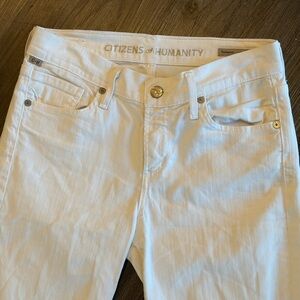 Citizens Of Humanity White Denim Jeans - Size 26